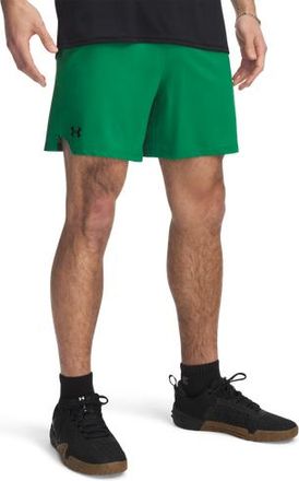Under Armour Mens Vanish Woven 6 Shorts - Team Kelly Green/Black Size 3XL