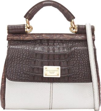 Dolce & Gabbana Brown Leather Crossbody (Authentic Pre-Loved)