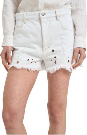 Isabel Marant Mujer, Pantalones cortos, Blanco, Talla: M