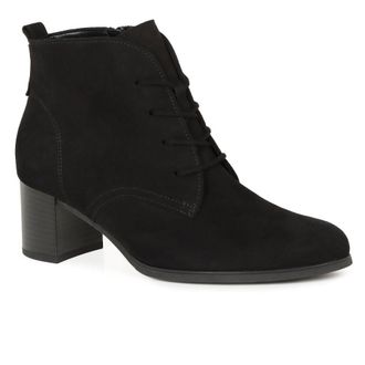 Gabor Burst Womens Ankle Boots Black Suede