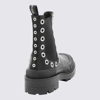 Alexander McQueen Mens Boots Black _cover Tex-Le Sole El Tex/le