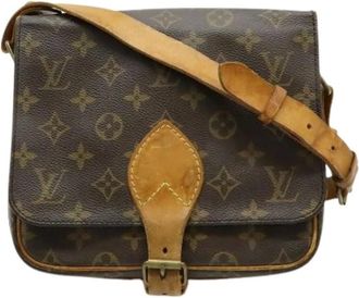 Louis Vuitton Pre-owned Cross Body Bags, female, Brown, Size: ONE SIZE Pre-owned Canvas Cross Body Bag