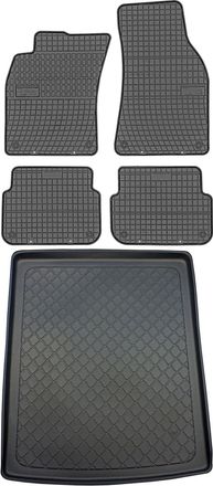 OEM Juego De Alfombrillas De Goma Para Coche Y Maletero Para Audi A6 C6 Kombi (2004-05.2006)