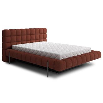 Petits Meubles Cama arc&oacute;n 160x200 con somier madera de pino ladrillo