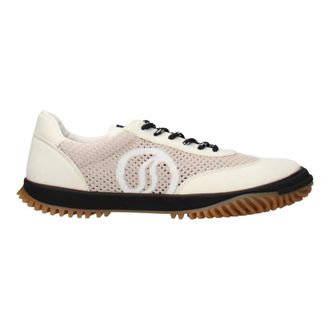 Stella McCartney Schoenen, Heren, Wit, 41 EU, Fabric Low Top Sneakers