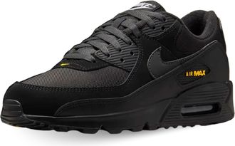 Nike Nike Air Max 90, Mens Running Shoes, Black Yellow White, 10 UK