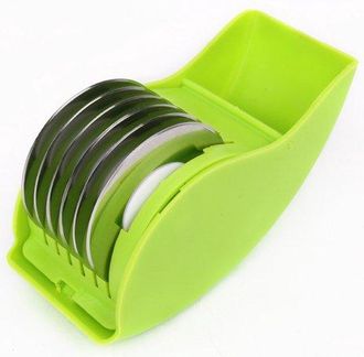OEM Cortador De Verduras, Rodillo Para Hierbas Con 6 Cuchillas, Picador Manual, Acero Inoxidable, Afilado, Desmontable Y Lavable, 1 Unidad