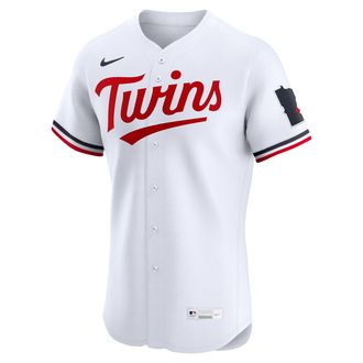 Nike Minnesota Twins Nike Mens Dri-FIT ADV MLB Elite Jersey in White | 9B10MTHOTIS-JSG