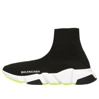Balenciaga (WMNS) Balenciaga Speed 2.0 Sneakers Black Neon 551185W05G01000