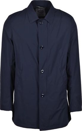 Gimos Trench corto - Heren - Mantel - Blauw - 2XL - Nylon - Jassen