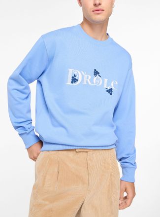 Dr&ocirc;le de Monsieur Mens Grape cluster logo sweatshirt