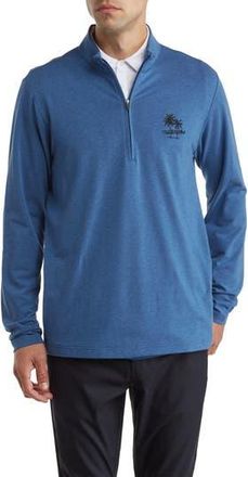 Travis Mathew Washington 1/4 Zip Pullover Sweater in Heather Estate Blue at Nordstrom Rack, Size Xx-Large