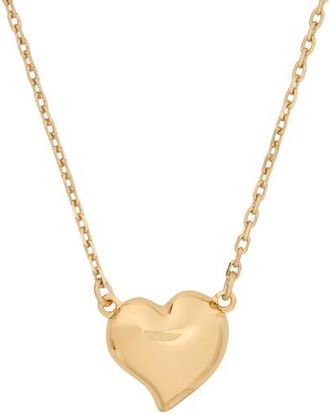 Kate Spade New York heart pendant necklace in Gold at Nordstrom