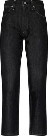 Jil Sander Katoenen broek - Dames - Regular Fit Jeans - Blauw - W26 - Katoen - Jeans