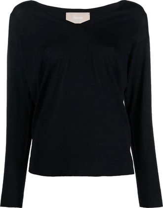 Drumohr Long Sleeve V-Neck Sweater