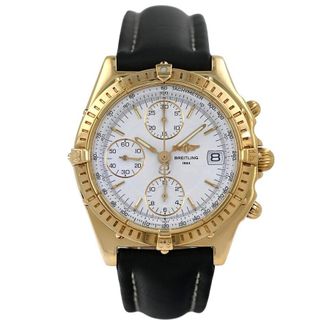 Breitling Pre-owned Breitling Chronomat Chronograph Automatic Chronometer White Dial Mens Watch K13050.1