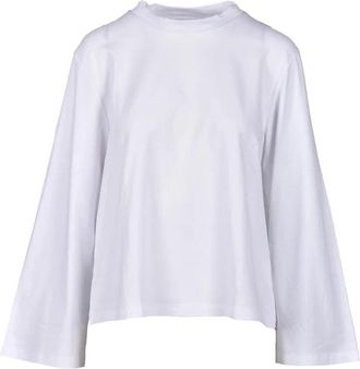 Wild Cashmere White Cotton and Elastane T-shirt