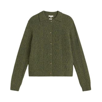 Yerse Sandy 45 Cardigan - Knitwear - Mujer - Verde - M