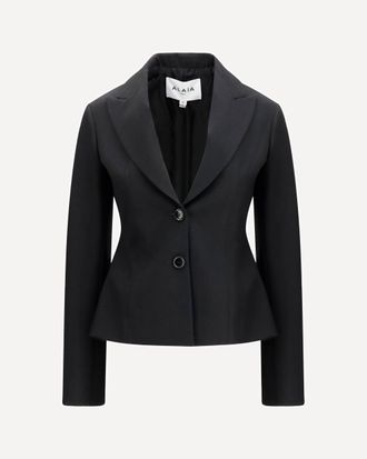 Alaia Giacca monopetto in lana leggera Woman 40