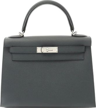Hermès Borsa a mano Kelly 28 two-way 2024 - Grigio