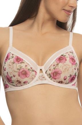 Felina Ethereal Unlined Underwire Bra in Mojave Bloom at Nordstrom Rack, Size 34Ddd