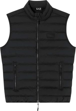 Emporio Armani Gewatteerde Gilet - Heren - Bodywarmers - Zwart - XL - Jassen