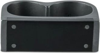 Parts Of Four Anello Plate Double in argento sterling - Nero