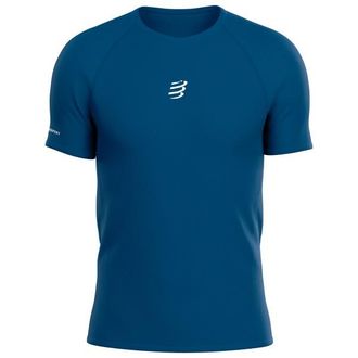 Compressport Trail Racing S/S T-Shirt Laufshirt f&uuml;r Herren | blau