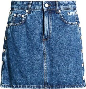 Msgm BOTTOMWEAR - Denim skirts on YOOX.COM