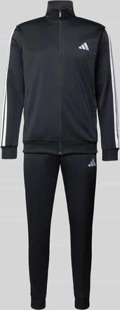adidas Trainingsanzug mit Stretch-Anteil in Black, Gr&ouml;&szlig;e XXL
