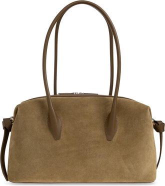 Yuzefi Brioche Duffle - Dames - Schoudertassen - Groen - ONE Size - Leer - Tassen