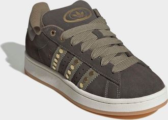 adidas Sneaker ADIDAS ORIGINALS CAMPUS 00S, Damen, Gr. 38,5, shadow olive, orbit gr&uuml;n, gold metallic, Leder, Schuhe Sneaker