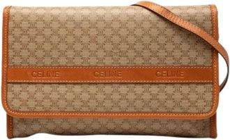 Celine Borsa a tracolla Pre-owned in tela - - Pre-owned - Donna - Beige - ONE SIZE