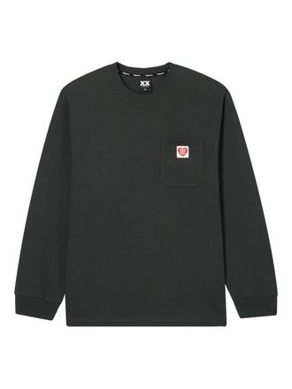 Fingercroxx long-sleeve top - men - Cotton - M - Grey