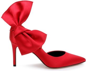 Dee Ocleppo Belmont pumps - women - Silk - 11 - Red