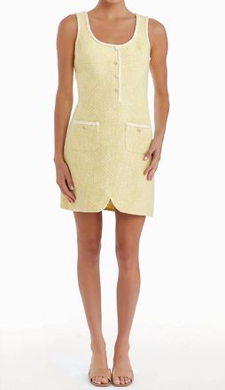 Amanda Uprichard Caligari Dress In Yellow