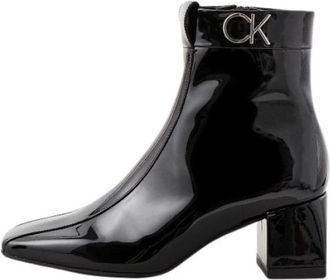 Calvin Klein Stijlvolle Enkellaarsjes - Dames - Enkellaarsjes - Zwart - 40 EU - Schoenen