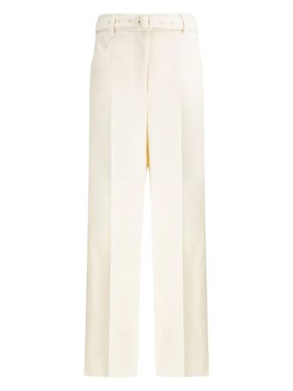 Gabriela Hearst Norman trousers - women - Virgin Wool - 44 - White