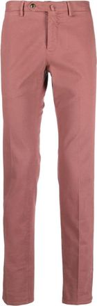 Pantaloni Torino mid-rise tapered chinos - men - Modal/Cotton/Elastane - 46 - Pink