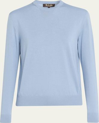 Loro Piana Iconic Royal Wool-Silk Sweater