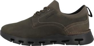 Clarks Mens Nature X Two Sneaker, Olive Leather, 10 UK