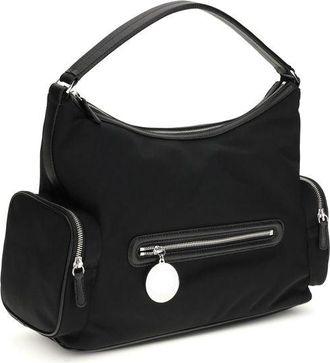 Stella McCartney Womens Black Nylon Shoulder Bag