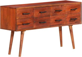 vidaXL Vidaxl - Aparador De Madera Maciza De Mango 110x30x59 Cm