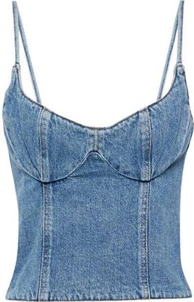 Magda Butrym Denim Corset Top Size S