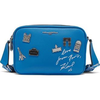 Karl Lagerfeld Maybelle Crossbody in Pathalo Blue at Nordstrom