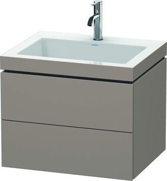 Duravit Duravit - Lavabo Para Muebles L-cube C-bonded Con Base, Colgante