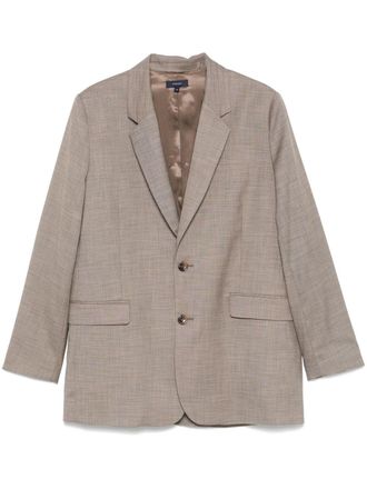 SOEUR Dune blazer - women - Polyester/Elastane/Cotton/Viscose/Lyocell - 40 - Grey