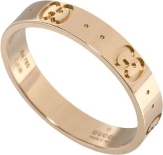 Gucci Pink Gold (18K) Band Ring (Pre-Owned)