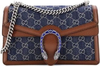 Gucci Dionysus GG denim kleine schoudertas - Blauw