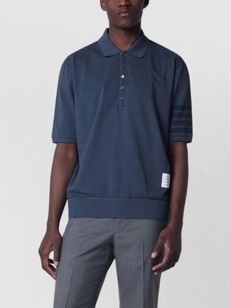 Thom Browne cotton shirt polo collar short sleeves